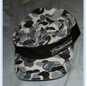 Blue and Grey Camo Hat